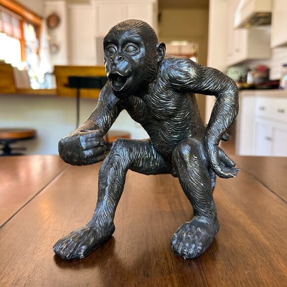 TIC Collection Resin Monkey Figurine Sculpture Bookshelf Accent - Picture 13 of 13